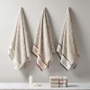 Home Decor * | Madison Park Serene Embroidered Cotton Jacquard 6 Piece Towel Set