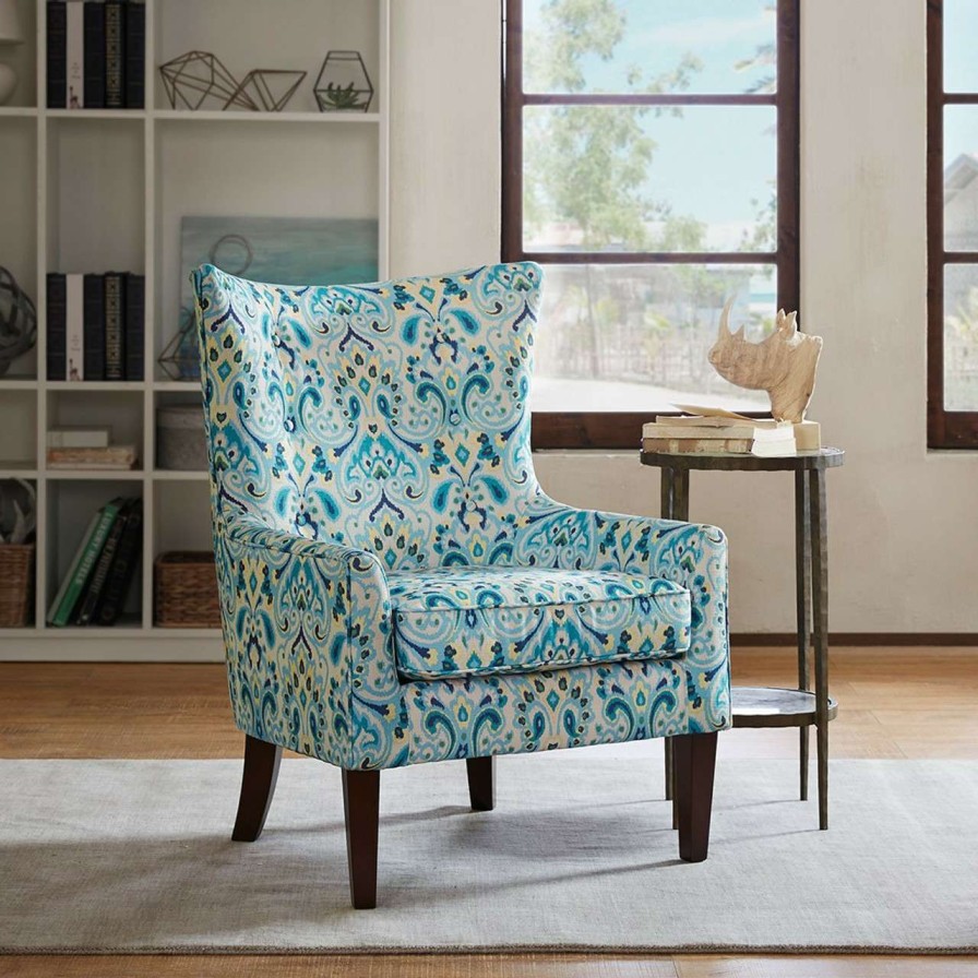 Chairs * | Madison Park Carissa Shelter Wing Chair