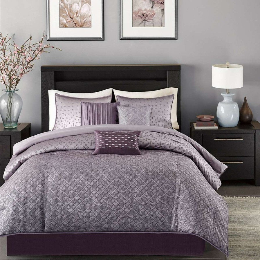 Bedding * | Madison Park Essentials Biloxi 7 Piece Comforter Set