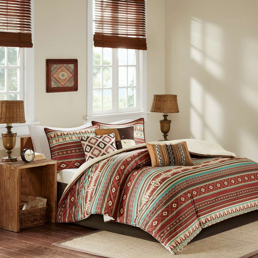 Bedding * | Madison Park Taos 7 Piece Comforter Set