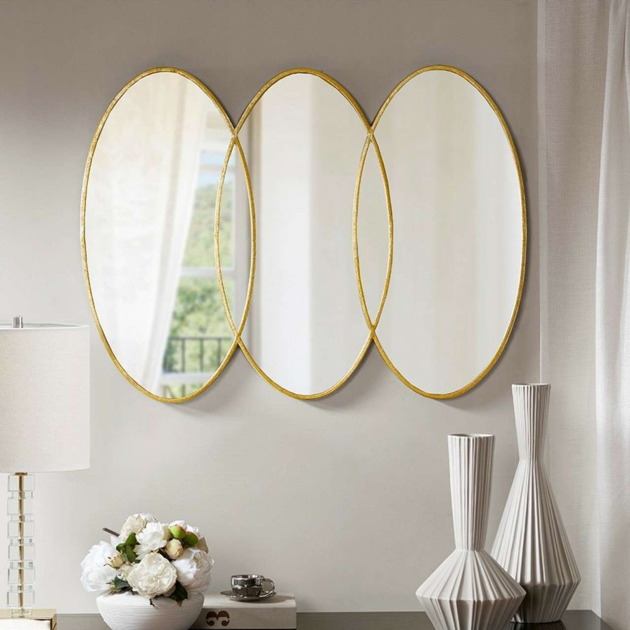 Home Decor * | Madison Park Signature Eclipse Oval Wall Decor Mirror, Large Size 40 30