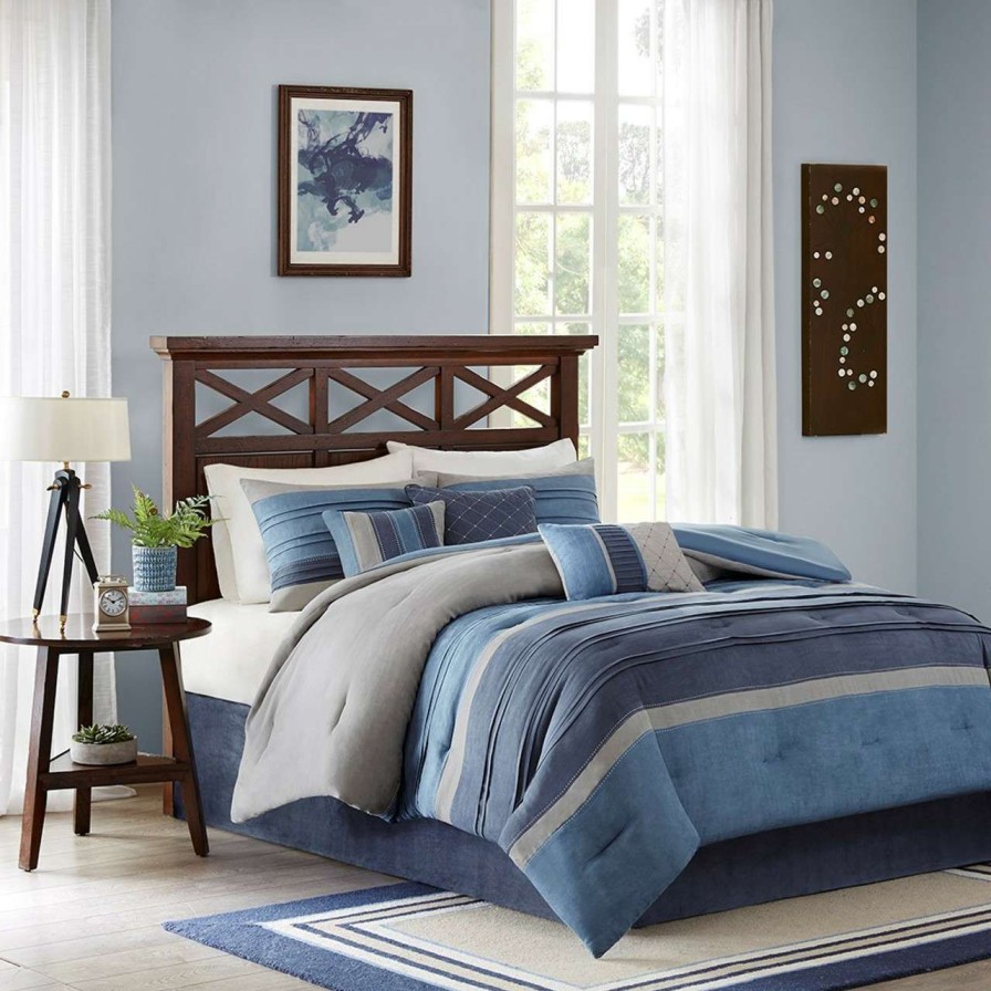 Bedding * | Madison Park Collins 7 Piece Comforter Set