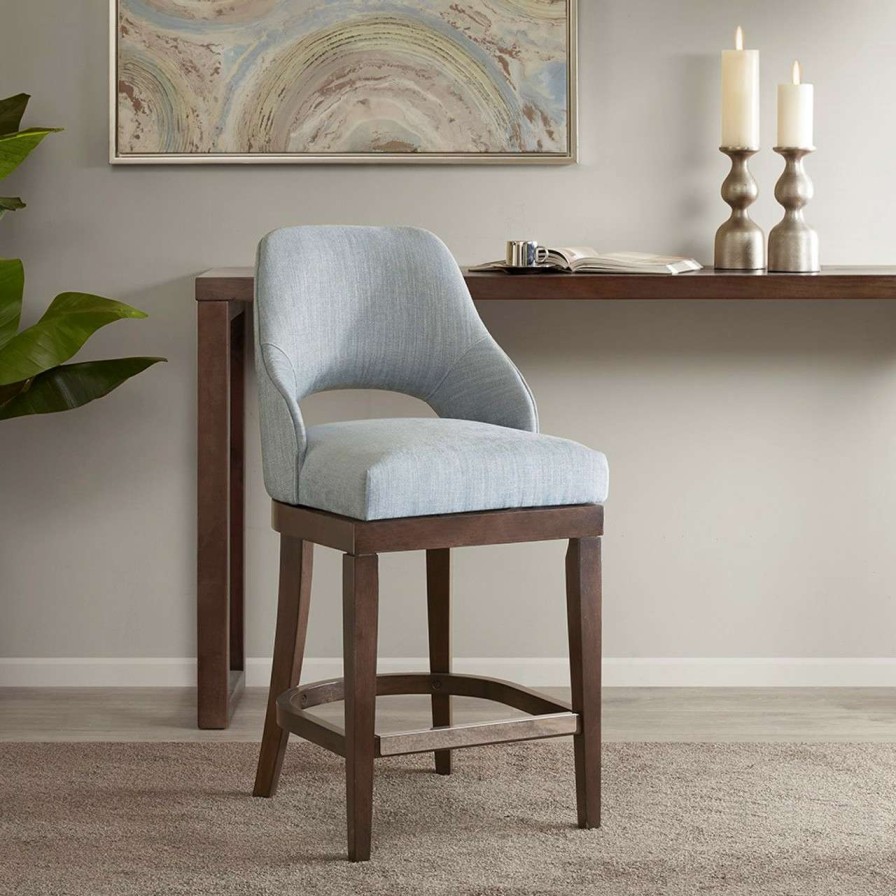 Dining Chairs * | Madison Park Jillian Counter Stool With Swivel Seat