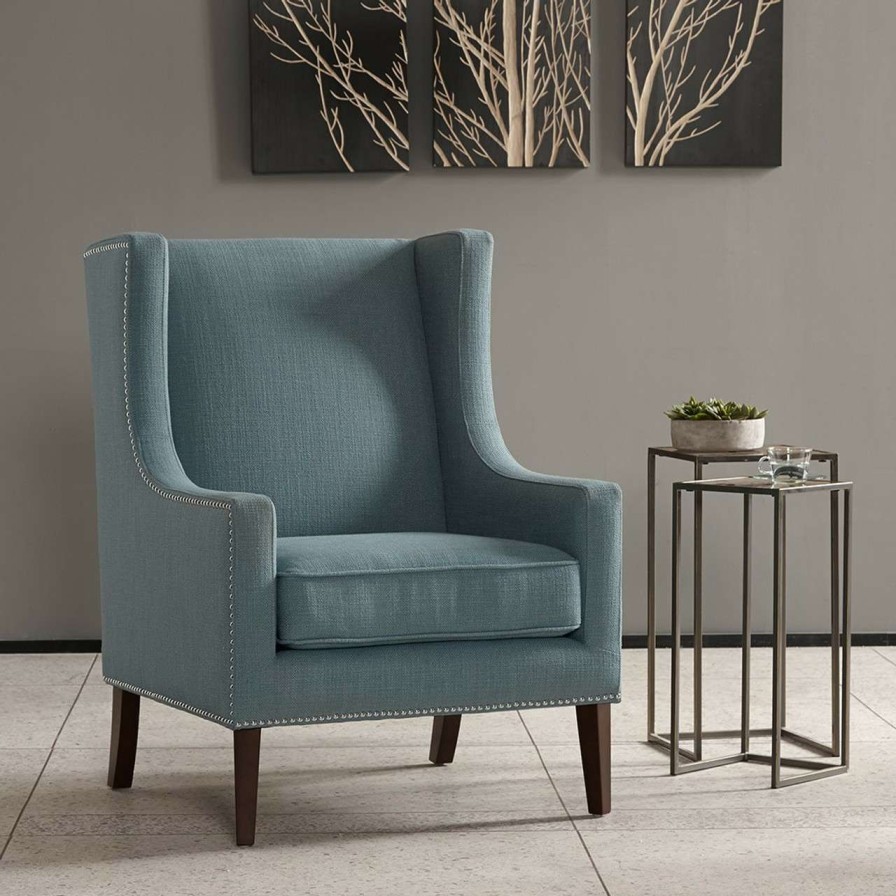 Chairs * | Madison Park Barton Wing Chair