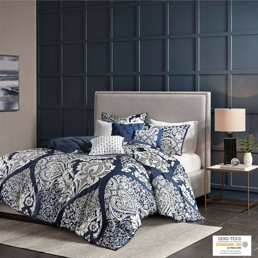 Bedding * | Madison Park Vienna 6 Piece Printed Duvet Cover Set