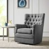 Chairs * | Madison Park Mathis Swivel Glider Chair