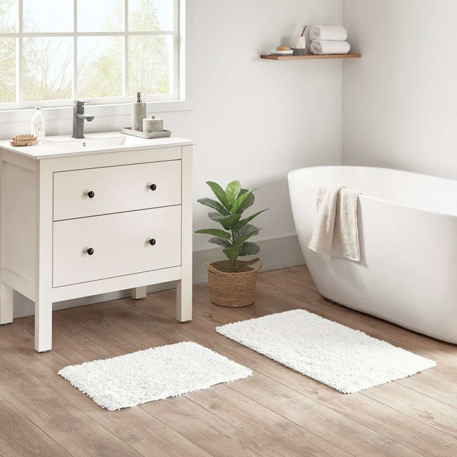 Home Decor * | Madison Park Elements Organic Cotton 2 Piece Bath Rug Set