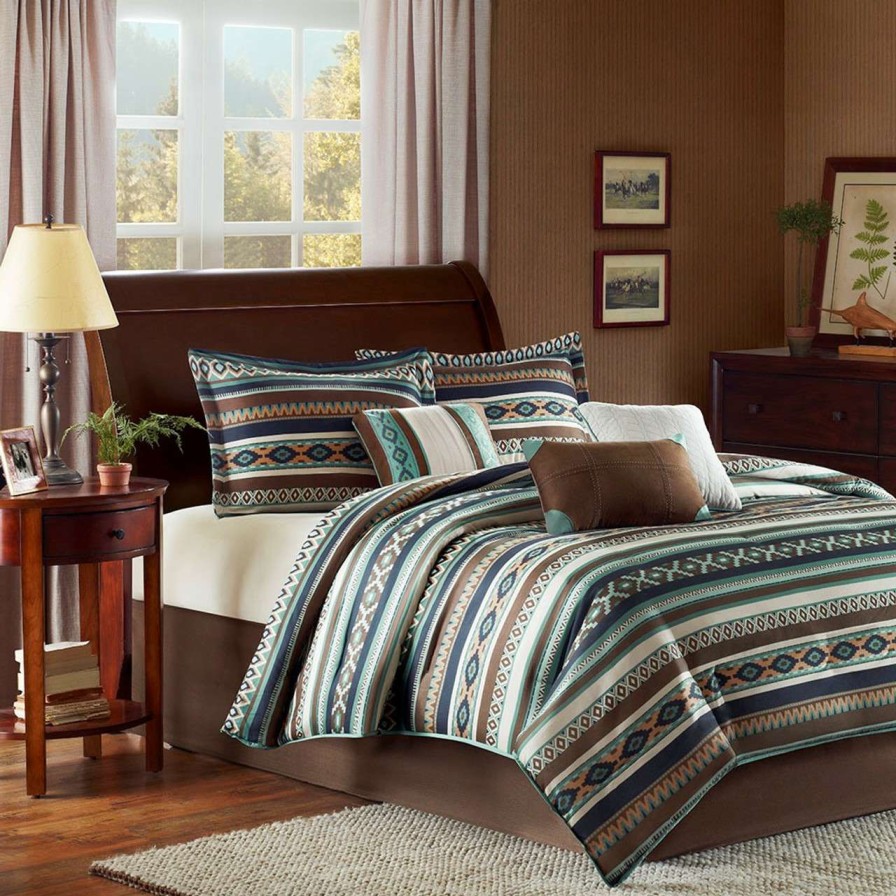 Bedding * | Madison Park Malone 7 Piece Comforter Set