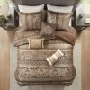 Bedding * | Madison Park Bellagio 7 Piece Jacquard Comforter Set