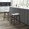 Dining Chairs * | Madison Park Belfast Saddle Counter Stool