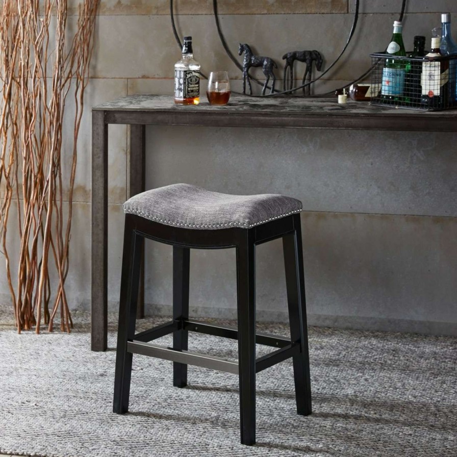 Dining Chairs * | Madison Park Belfast Saddle Counter Stool