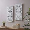 Home Decor * | Madison Park Botanical Panel Carved Wall Decor 2 Piece Set