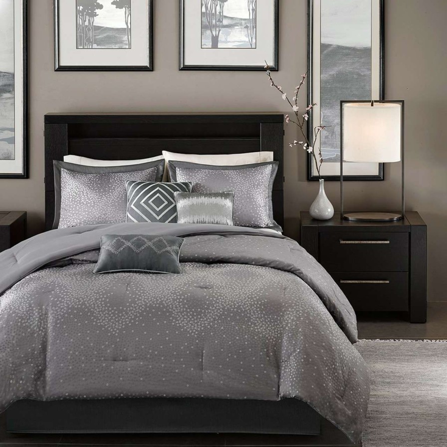 Bedding * | Madison Park Quinn 7 Piece Comforter Set