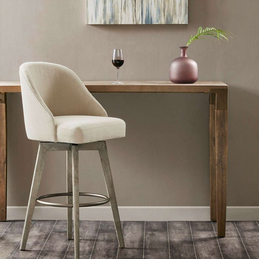 Dining Chairs * | Madison Park Pearce Bar Stool With Swivel Seat