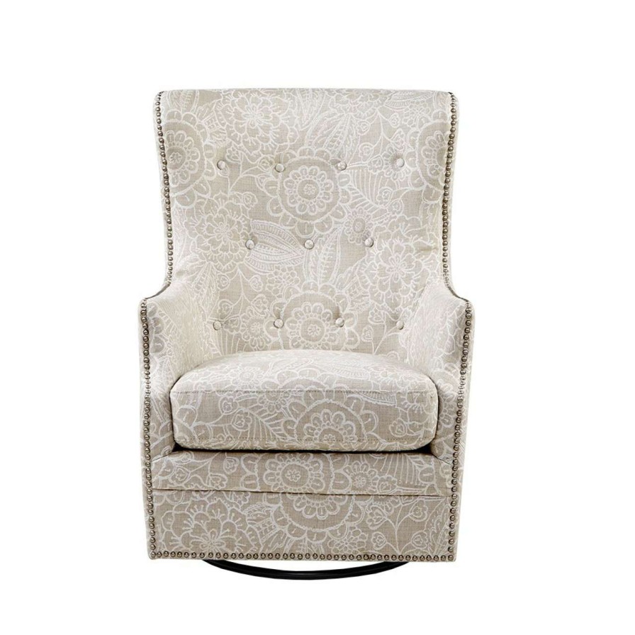 Chairs * | Madison Park Ella Swivel Glider Chair