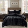 Bedding * | Madison Park Duke Faux Fur Comforter Mini Set