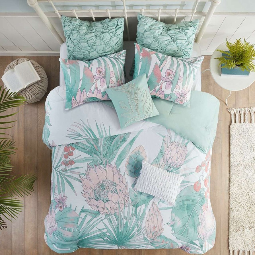 Bedding * | Madison Park Keilani 8 Piece Cotton Printed Comforter Set