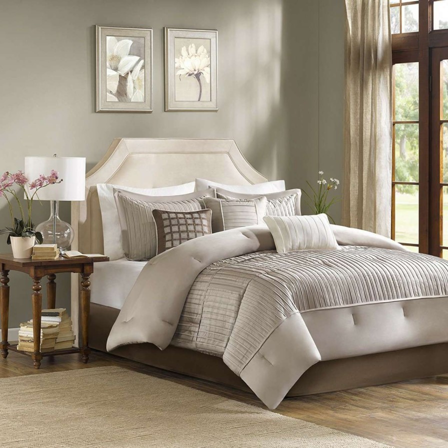 Bedding * | Madison Park Trinity 7 Piece Comforter Set