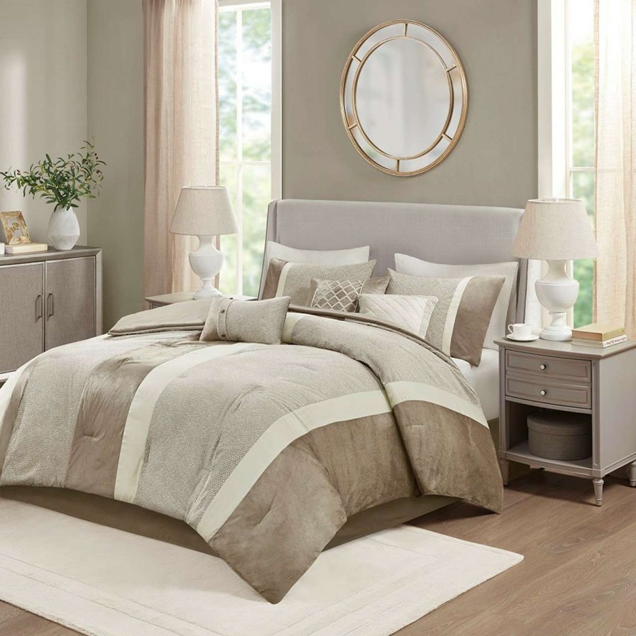 Bedding * | Madison Park Atley 7 Piece Comforter Set