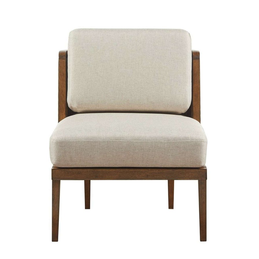 Chairs * | Madison Park Solana Rattan Armless Chair Natural