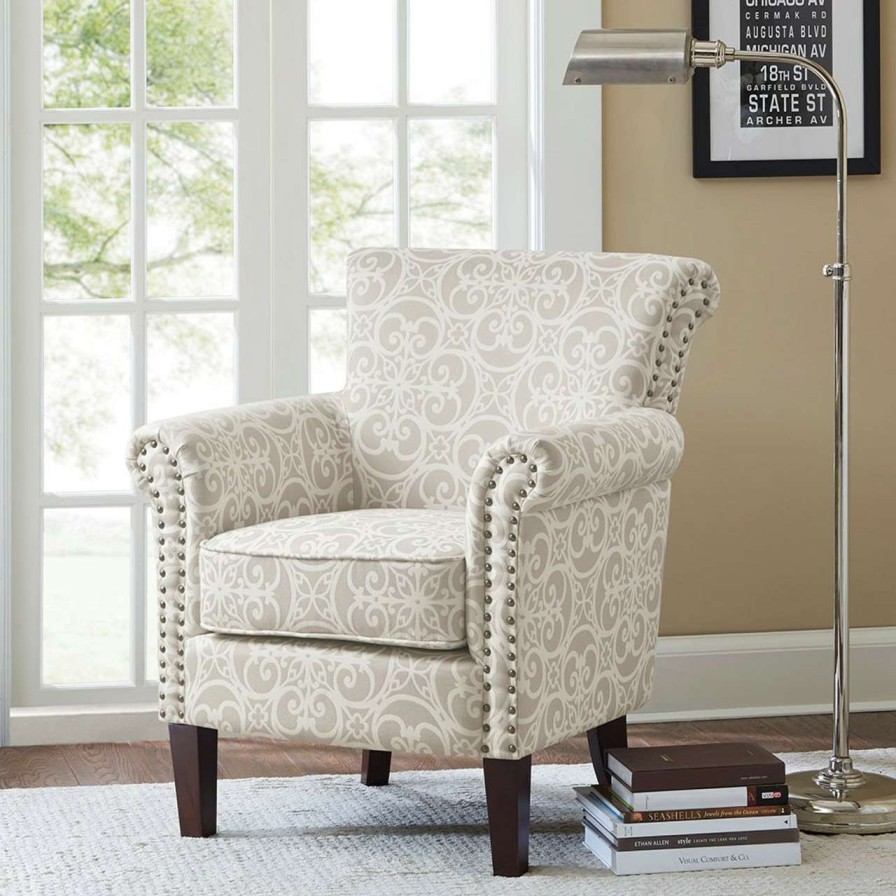 Chairs * | Madison Park Brooke Tight Back Club Chair