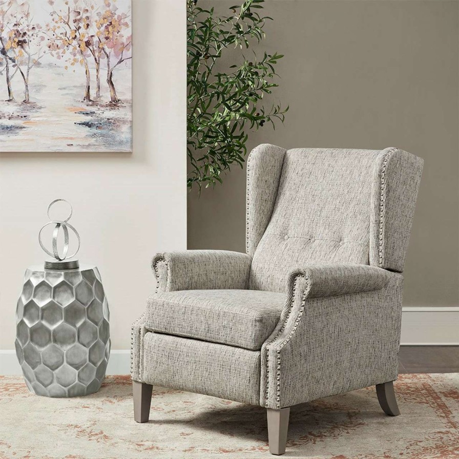 Chairs * | Madison Park Giselle Push Back Recliner