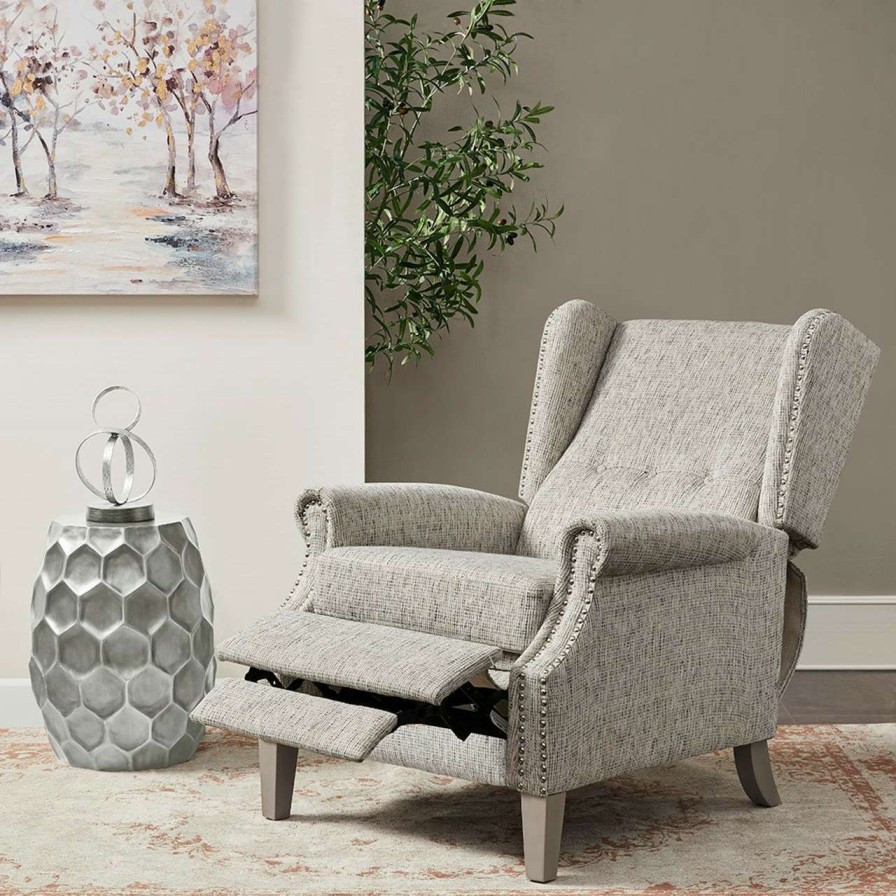 Chairs * | Madison Park Giselle Push Back Recliner