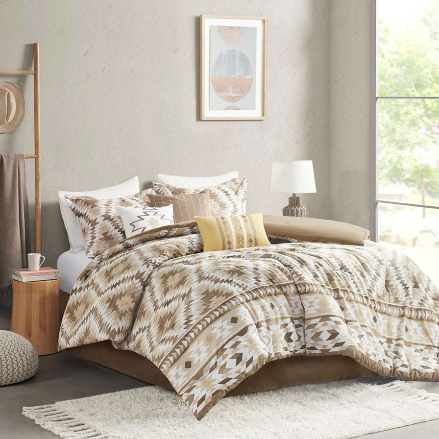 Bedding * | Madison Park Harding 7 Piece Cotton Comforter Set