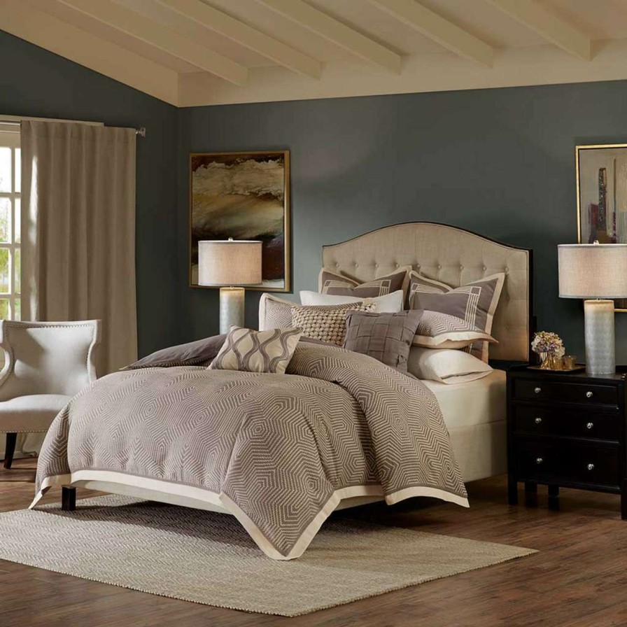 Bedding * | Madison Park Signature Shades Of Grey Comforter Set