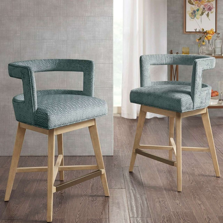 Dining Chairs * | Madison Park Glenwood Swivel Counter Stool