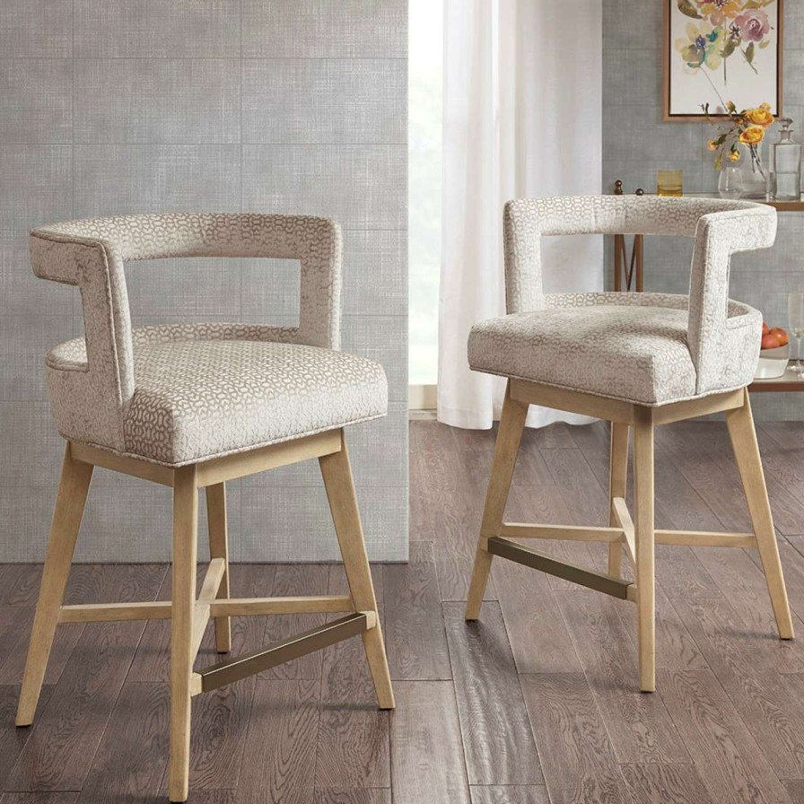 Dining Chairs * | Madison Park Glenwood Swivel Counter Stool