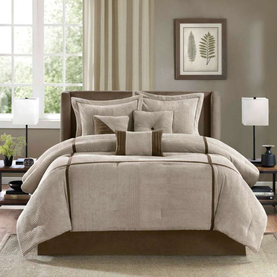 Bedding * | Madison Park Dallas 7 Piece Comforter Set