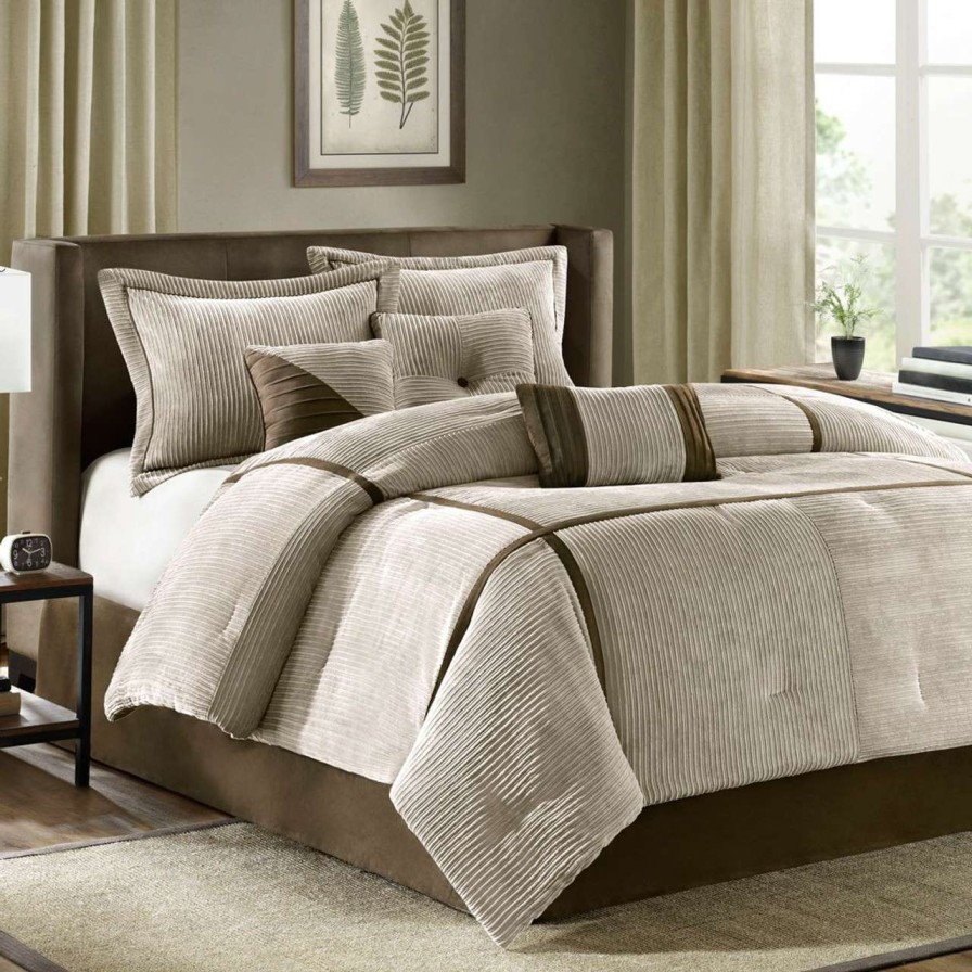 Bedding * | Madison Park Dallas 7 Piece Comforter Set