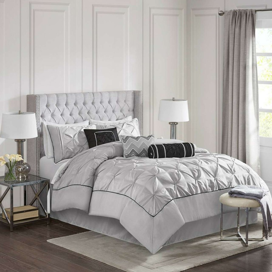 Bedding * | Madison Park Laurel 7 Piece Tufted Comforter Set