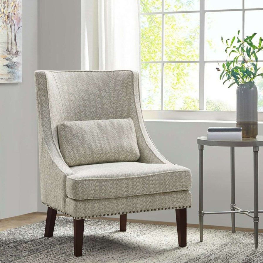 Chairs * | Madison Park Chase High Back Accent Chair