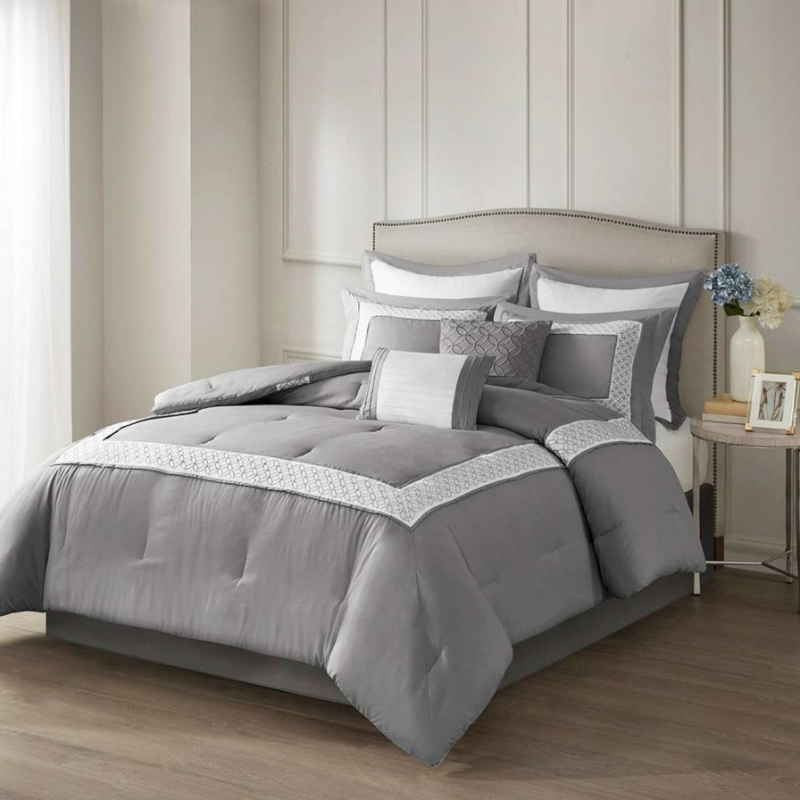 Bedding * | Madison Park Stratford 8 Piece Comforter Set