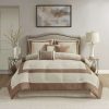 Bedding * | Madison Park Dax 7 Piece Micro Suede Comforter Set