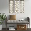 Home Decor * | Madison Park Mandal Printed Wood Wall Decor Set Of 3