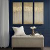 Home Decor * | Madison Park Dewy Forest Abstract Gel Coat Canvas With Metallic Foil Embellishment 3 Piece Set