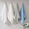 Home Decor * | Madison Park Signature Parker Textured Solid Stripe 600Gsm Cotton Bath Towel 6Pc Set